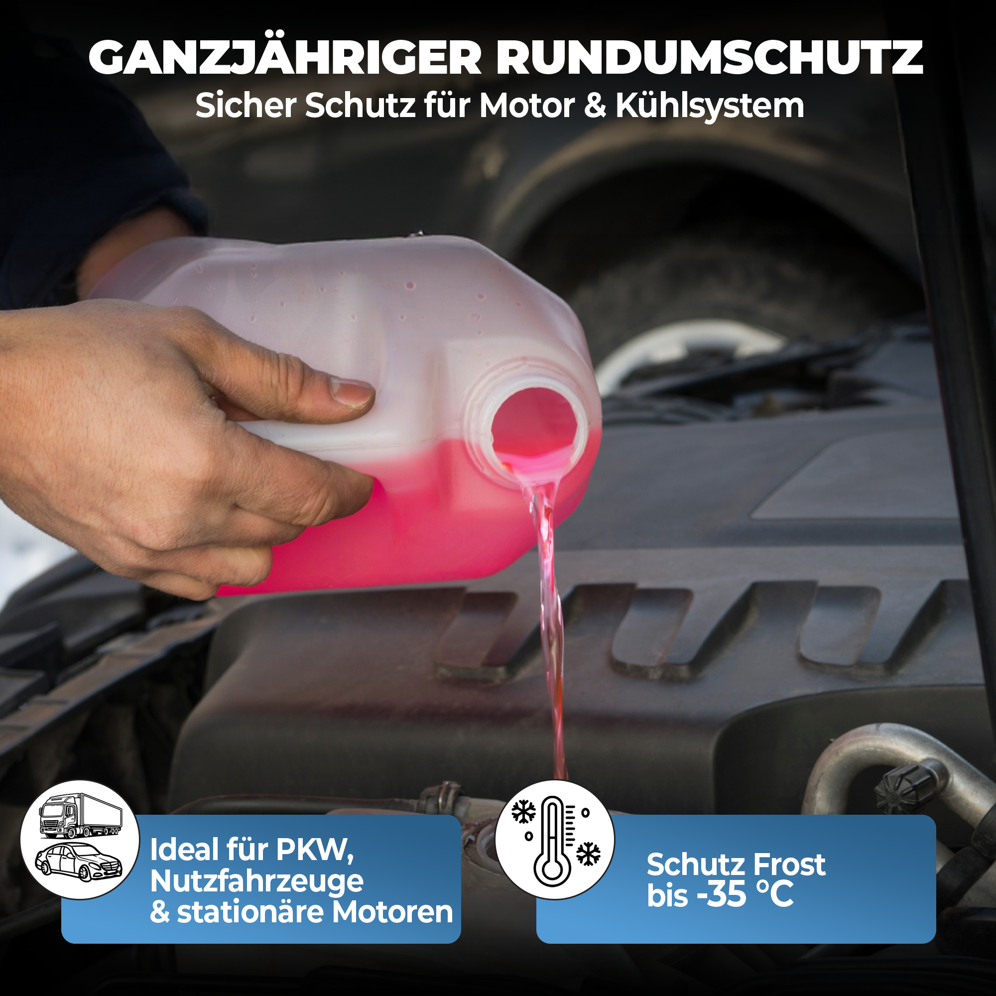 3x5L AROSO G12 PLUS Kühlerfrostschutz – Premium-Schutz bis –35 °C