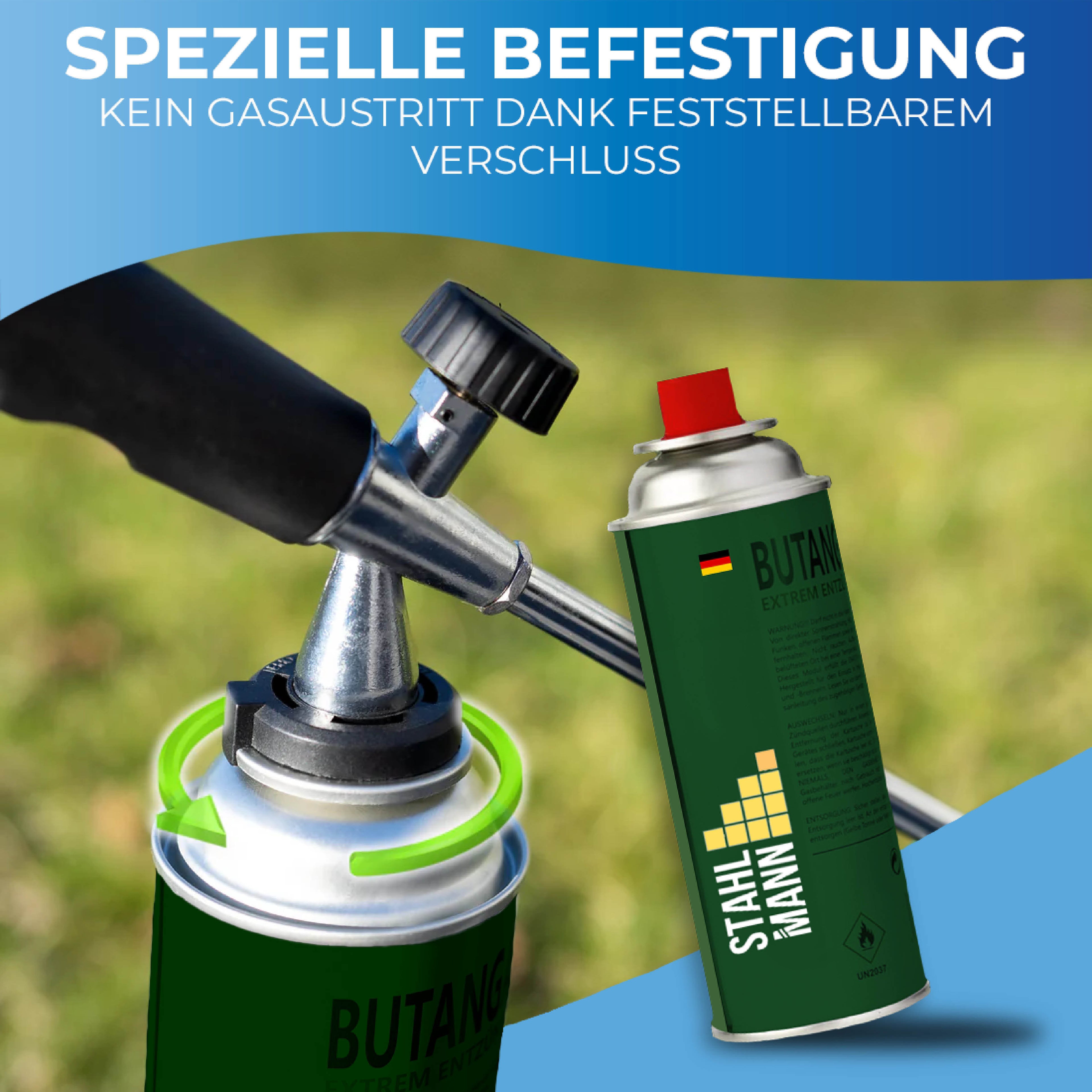 STAHLMANN® Unkrautbrenner mit Gaskartuschen – für effektive Unkrautbekämpfung