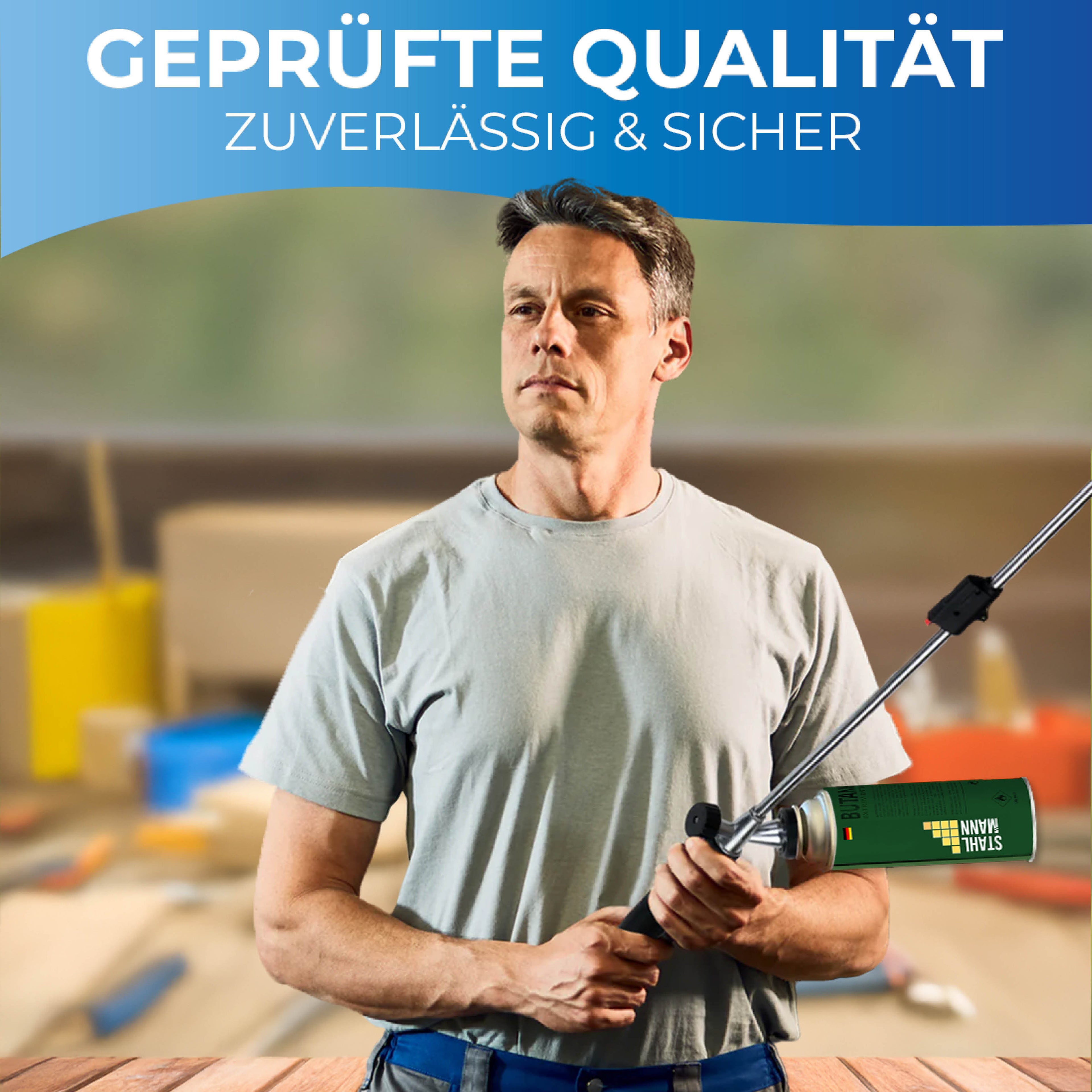 STAHLMANN® Unkrautbrenner mit Gaskartuschen – für effektive Unkrautbekämpfung
