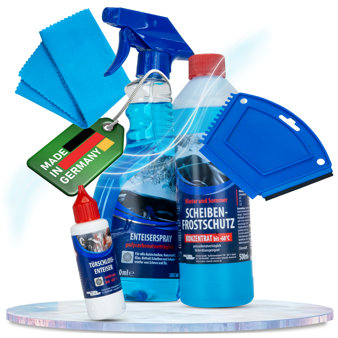 Stahlmann® Auto 2 x Couple Winter Frostschutz Set – Komplettschutz für den Winter