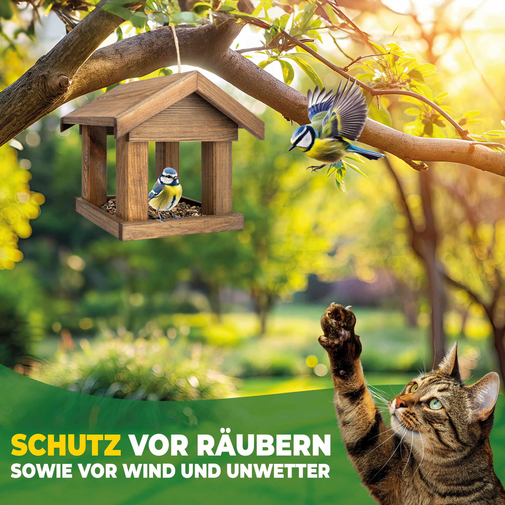 Stahlmann Vogelhaus zum Aufhängen - MADE IN EU