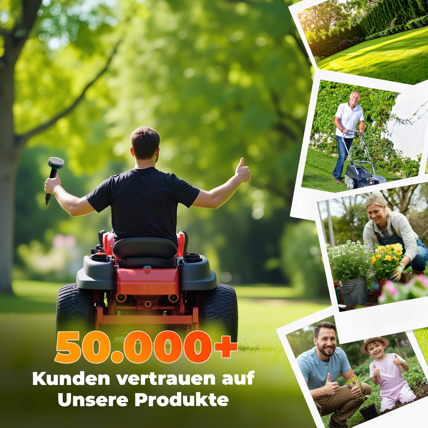 STAHLMANN® Solar Maulwurfvertreiber – Ultraschall Tiervertreiber mit XXL Wirkungsradius