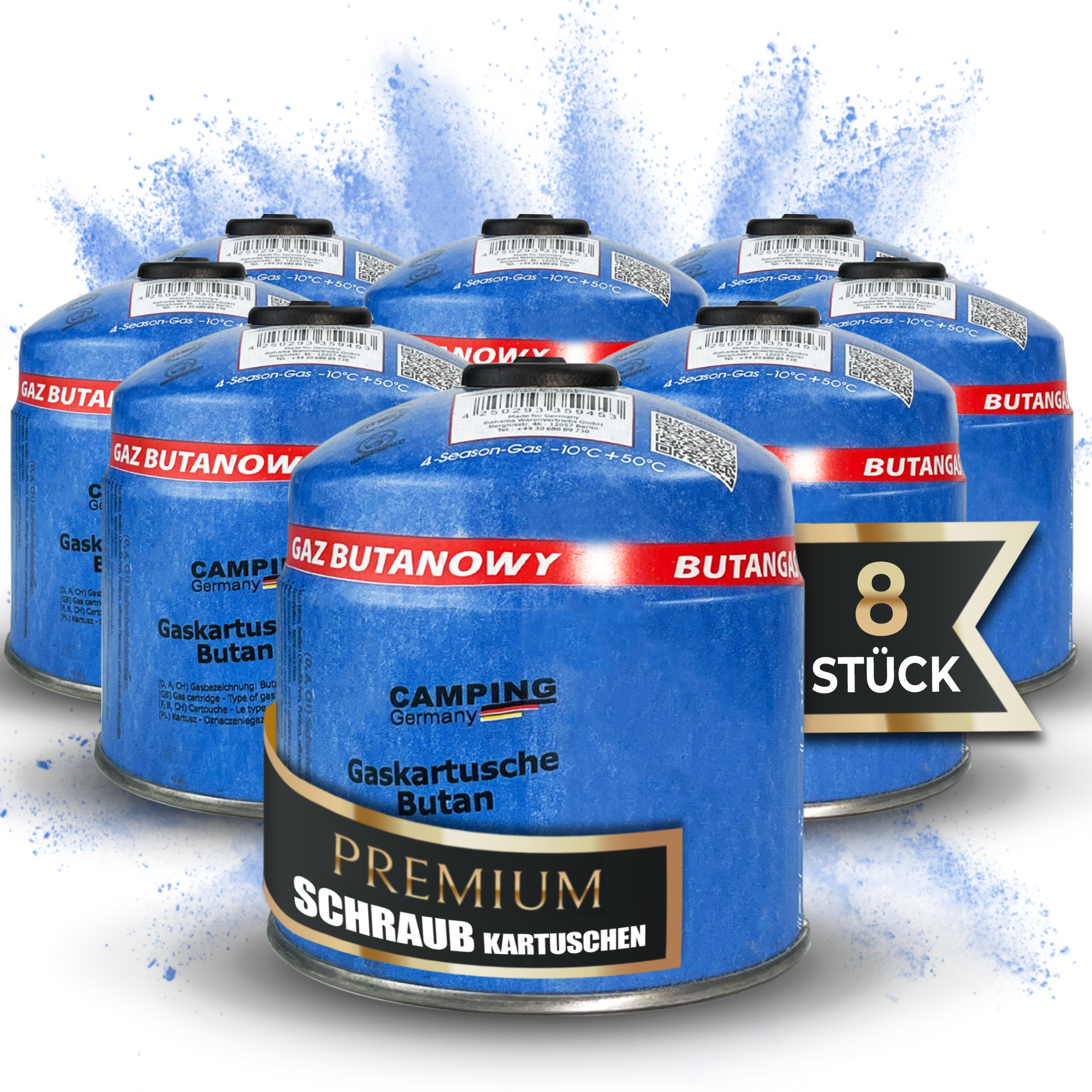 500g Schraubventil-Gaskartusche – stark, sicher & vielseitig