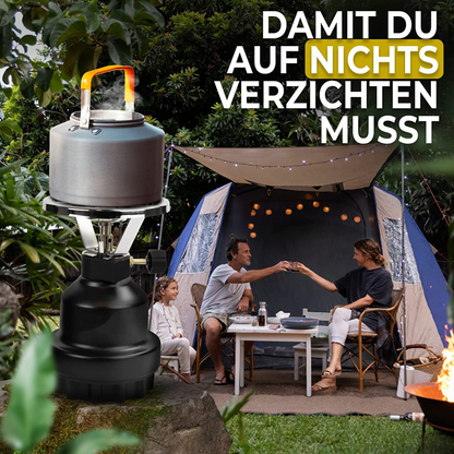 Campingkocher Set inkl. Gaskartuschen mit 1 Anschluss