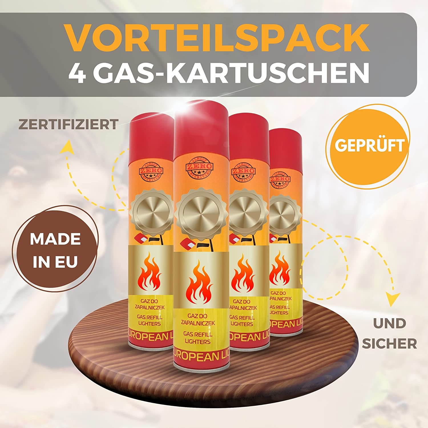 Premium Feuerzeuggas 300ml