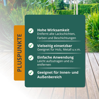 STAHLMANN® Abbeizer – Starker Lackentferner für Holz &amp; Metall