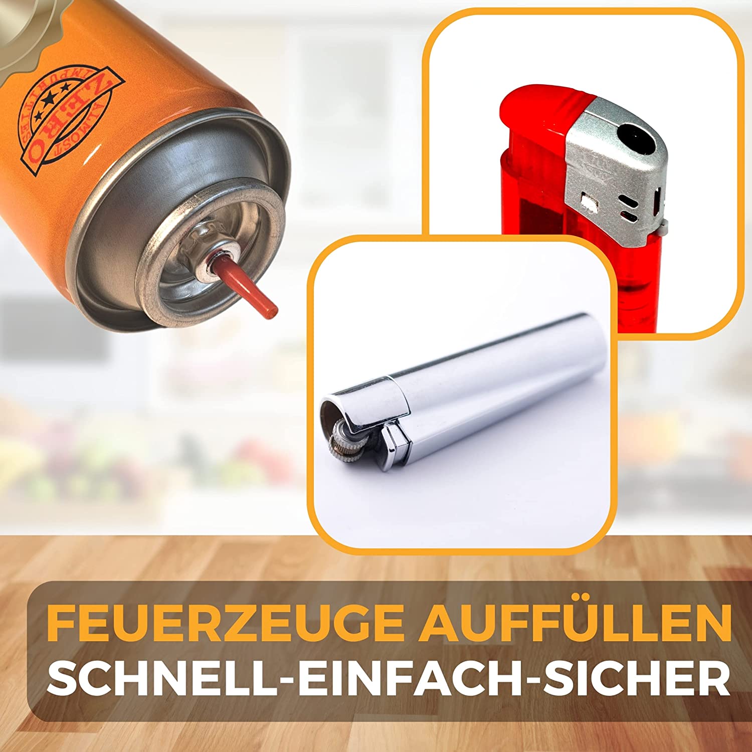 Premium Feuerzeuggas 300ml