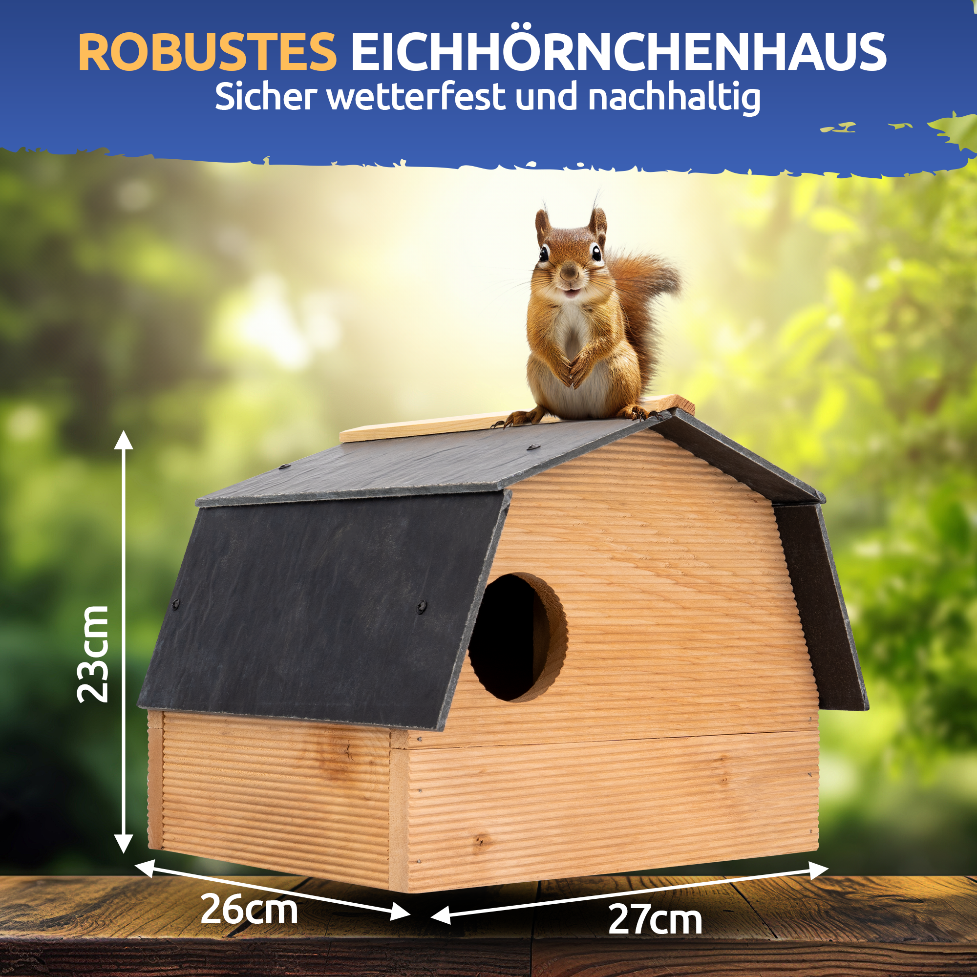 Stahlmann Eichhörnchen-Villa inkl. 500G Futter