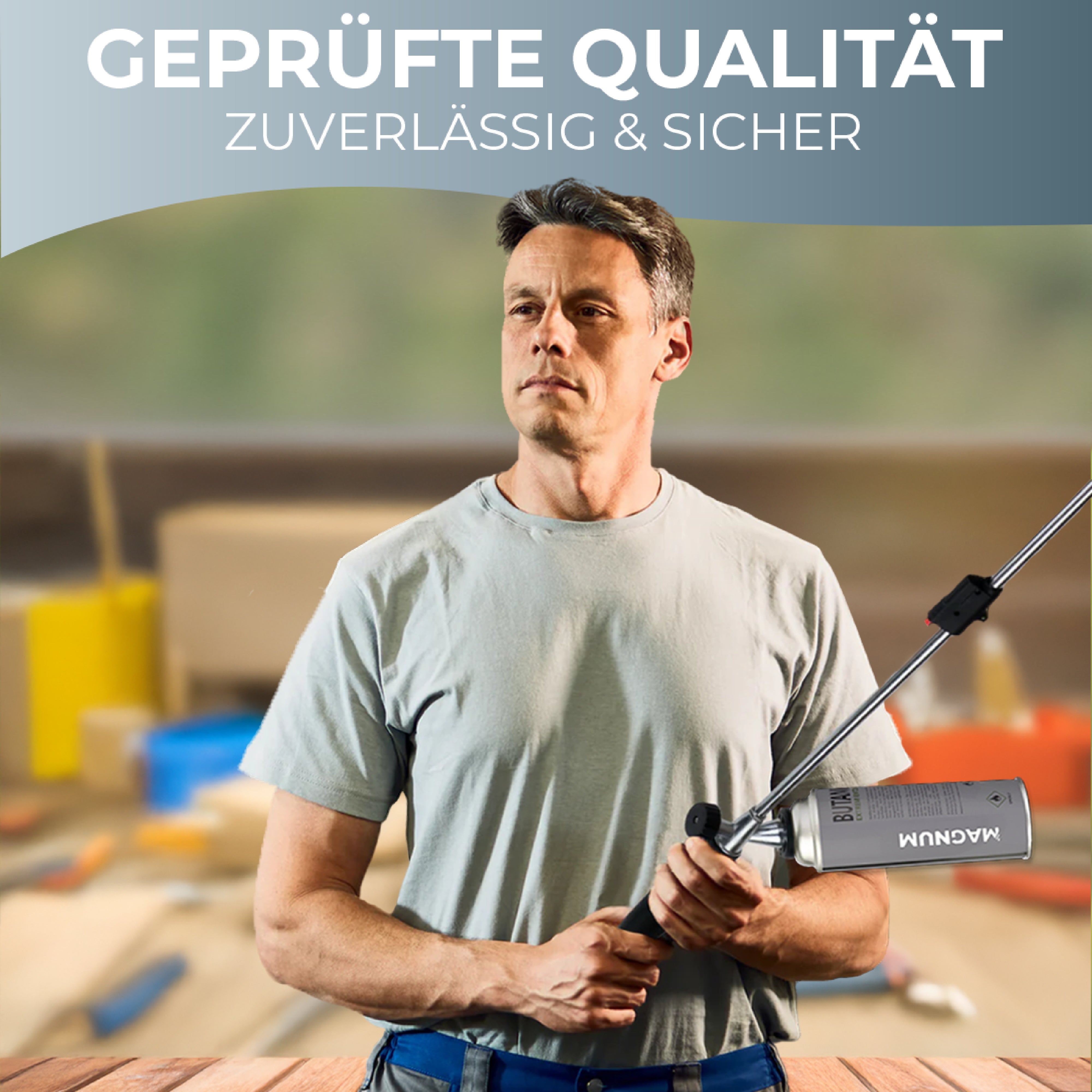 MAGNUM® Unkrautbrenner inkl. Gaskartuschen – kraftvolle & chemiefreie Unkrautvernichtung