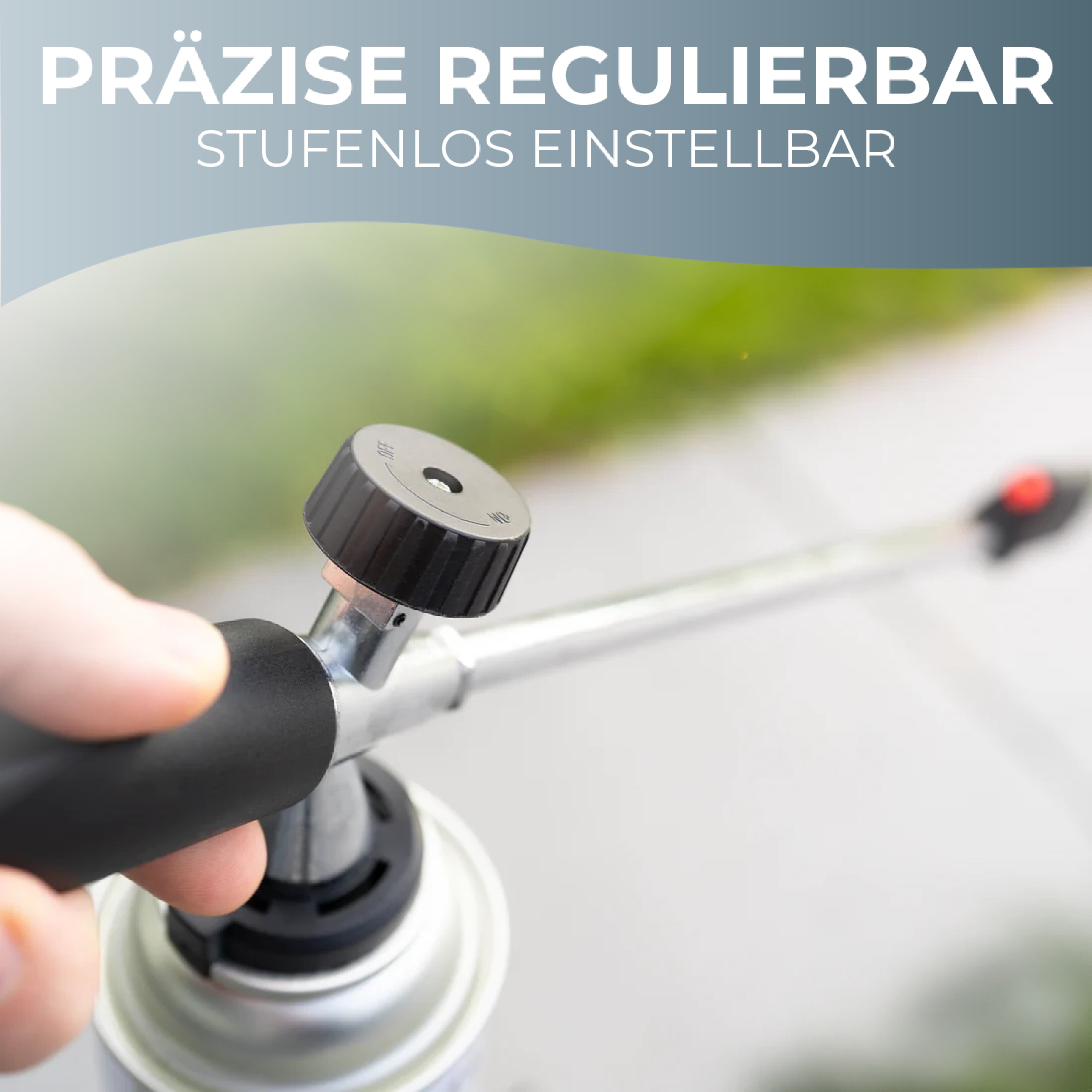 MAGNUM® Unkrautbrenner inkl. Gaskartuschen – kraftvolle & chemiefreie Unkrautvernichtung