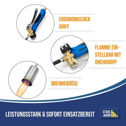 MAGNUM® onkruidbrander incl. gaspatronen – krachtige en chemicaliënvrije onkruidbestrijding
