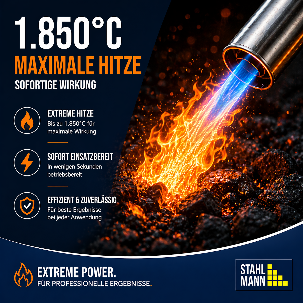 MAGNUM® onkruidbrander incl. gaspatronen – krachtige en chemicaliënvrije onkruidbestrijding