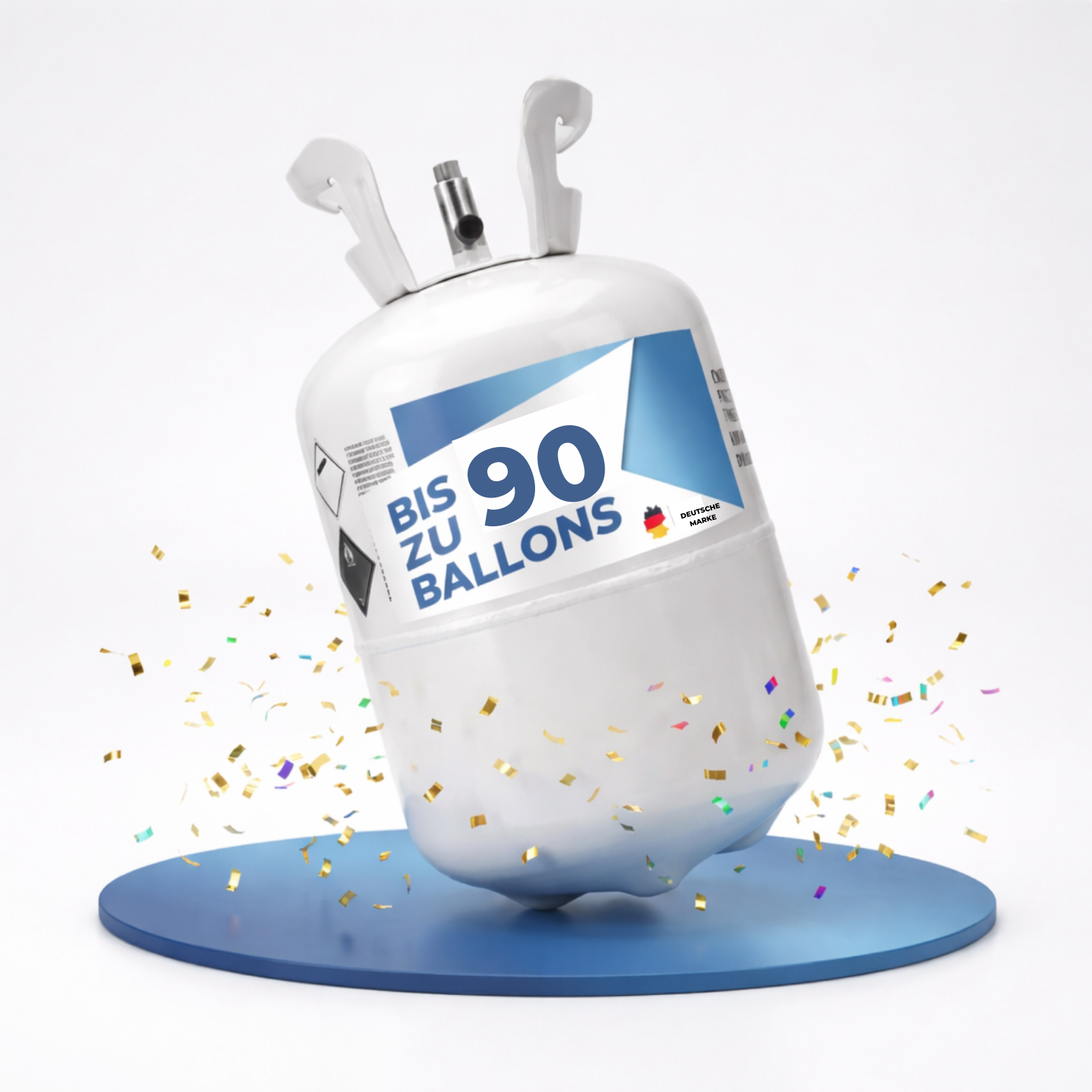 Magnum Helium Gas – Für bis zu 90 Ballons – Helium Balloon Gas für bis zu 90 Luftballons