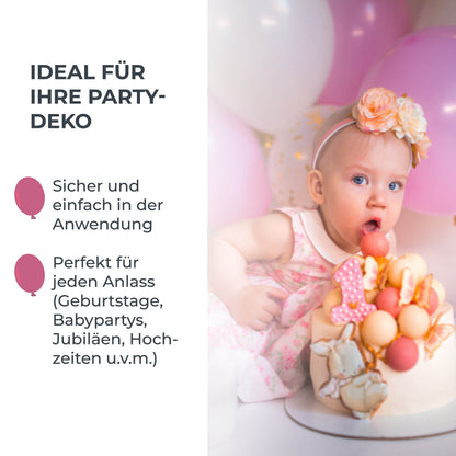 Magnum Helium Gas – Für bis zu 50 Ballons – Helium Balloon Gas für bis zu 50 Luftballons