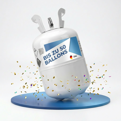 Magnum Helium Gas – Für bis zu 50 Ballons – Helium Balloon Gas für bis zu 50 Luftballons