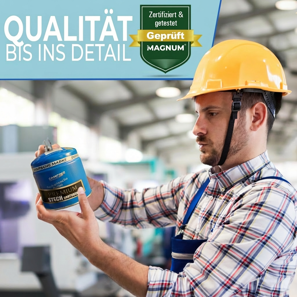 Gaskartusche 190g Stechgaskartusche – Stechgas zertifiziert für Camping