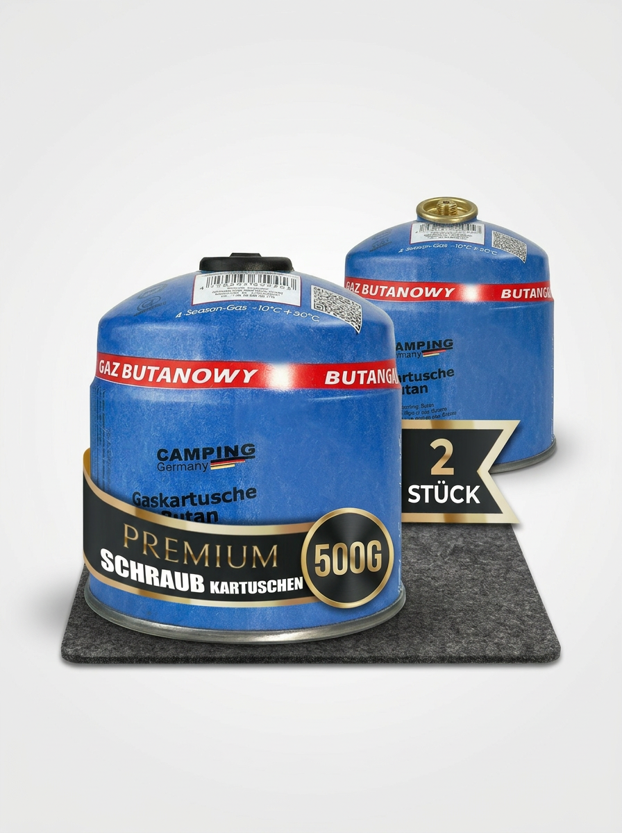 Gaspatroon met schroefventiel van 500 g – sterk, veilig en veelzijdig. 