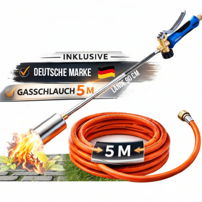 MAGNUM® onkruidbrander incl. gaspatronen – krachtige en chemicaliënvrije onkruidbestrijding