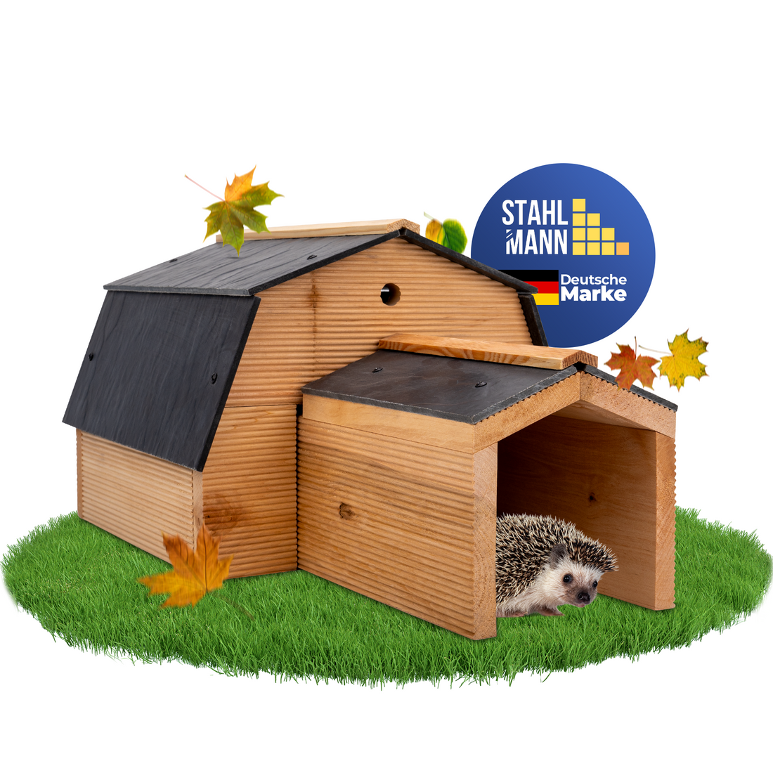Stahlmann Igelhaus Winterfest - MADE IN EU
