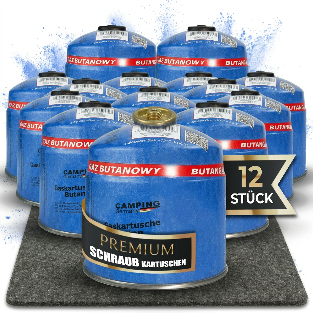 Gaspatroon met schroefventiel van 500 g – sterk, veilig en veelzijdig. 