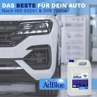 Hoyer AdBlue® 10 Liter Kanister Mikrofaserntuch &amp; Latexhandschuhe